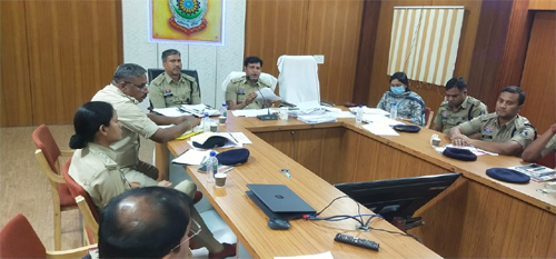पुलिस अधीक्षक ने ली क्राइम मीटिंग, लंबित मामलों की समीक्षा कर दिए सख्त निर्देश
