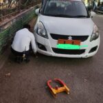 यातायात पुलिस की सख्त कार्रवाई, नो पार्किंग में खड़े 30 वाहनों पर जुर्माना