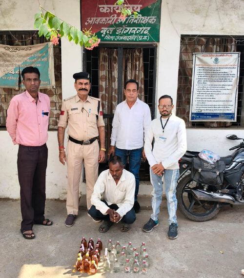 6.120 बल्क लीटर देशी मदिरा जप्त, आरोपी गिरफ्तार