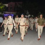 राजनांदगांव पुलिस का फ्लैग मार्च, होली को शांतिपूर्ण बनाने के लिए कड़ी सुरक्षा व्यवस्था