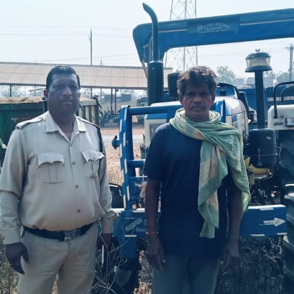 खनिज का अवैध उत्खनन एवं परिवहन करने पर की गई कार्रवाई