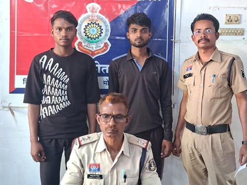 चिखली में शांति व्यवस्था भंग करने वाले दो बदमाश गिरफ्तार