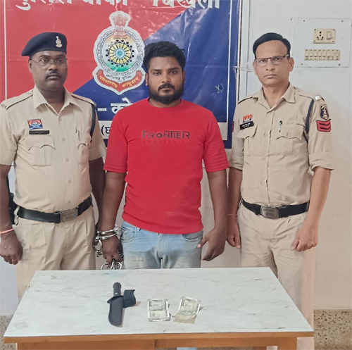 चिखली पुलिस ने चाकू दिखाकर लूट करने वाले आरोपी को&hellip;
