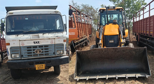 राजनांदगांव में खनिज अवैध उत्खनन और परिवहन पर कार्रवाई, वाहन&hellip;