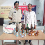 डोंगरगढ़ में अवैध शराब बेचते पकड़ा गया आरोपी, जेल भेजा गया