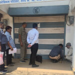 दिग्विजय स्टेडियम में सख्ती : 4.54 लाख रुपये का बकाया किराया जमा, दो दुकानों की सीलिंग