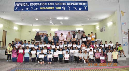 कमला कॉलेज में ग्रीष्मकालीन खेल प्रशिक्षण का शानदार समापन