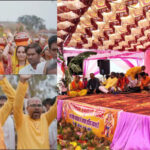 हनुमान मंदिर की प्राण-प्रतिष्ठा, 55 गांवों के किसानों ने दिखाई ताकत