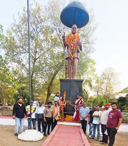 डॉ. अंबेडकर जयंती पर श्रद्धांजलि, उनके आदर्शों पर चलने का&hellip;