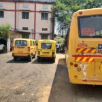 परिवहन विभाग की विशेष जांच में स्कूल बसों की खामियां, कई वाहन जप्त