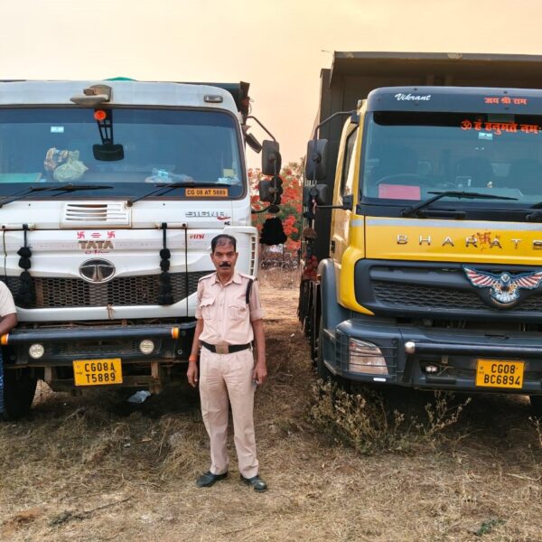 खनिजों के अवैध परिवहन पर सख्त कार्रवाई, वाहन जब्त