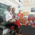 चलती 108 संजीवनी एक्सप्रेस में गूंजी किलकारी, ईएमटी और पायलट की सूझबूझ से सुरक्षित प्रसव