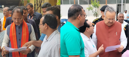 365 दिन बिना छुट्टी कर रहे पशुधन विभाग के मैदानी कर्मचारी, साप्ताहिक अवकाश की मांग संघ ने मुख्यमंत्री एवं विधानसभा अध्यक्ष को सौंपा ज्ञापन