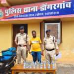गैंदाटोला क्षेत्र का शराब कोचिया गिरफ्तार, बाइक और 37 पौवा देसी शराब जब्त