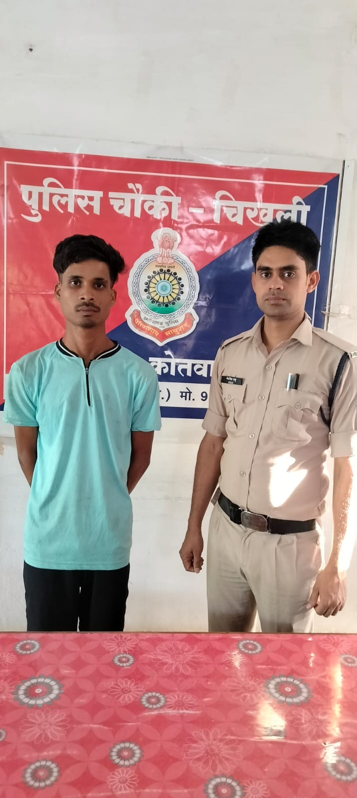 शांति व्यवस्था भंग करने पर युवक गिरफ्तार, न्यायालय के आदेश पर भेजा गया जेल