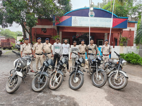 अंतर्राज्यीय बाइक चोर गिरोह का पर्दाफाश, महाराष्ट्र व मध्य प्रदेश&hellip;