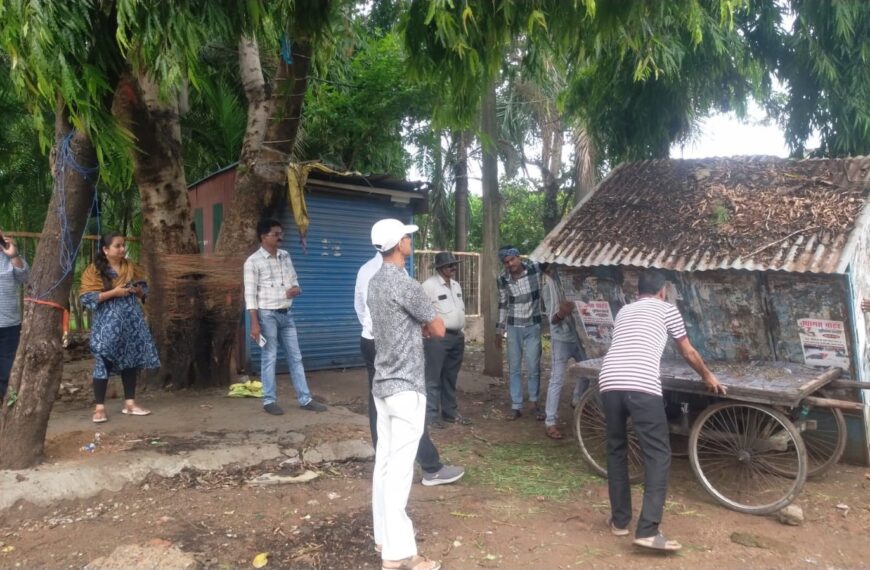 अतिक्रमण पर निगम का डंडा : नेहरू उद्यान के पास&hellip;