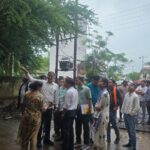 महापौर ने यातायात नगर जीर्णोद्धार कार्य का किया निरीक्षण : गुणवत्ता का ध्यान रखने और निर्माण में तेजी लाने के निर्देश