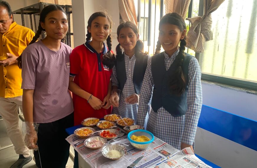 प्रयास आवासीय विद्यालय में विद्यार्थियों ने लगाया फूड स्टॉल, व्यवहारिक&hellip;