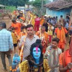 मानपुर में सावन के आखिरी सोमवार पर कांवड़ियों की धूम, बरसते पानी में गूंजे ‘बोल बम’ के जयकारे