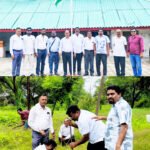 मसीह समाज ने फहराया तिरंगा, पर्यावरण संरक्षण के लिए कब्रिस्तान परिसर में किया पौधरोपण