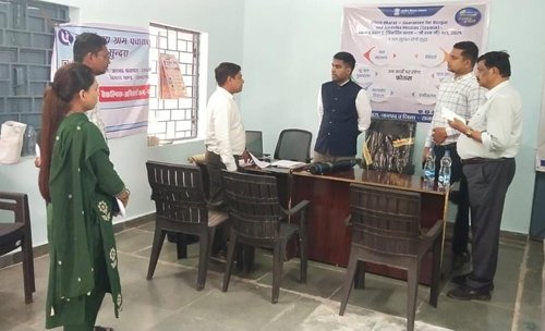कलेक्टर का पटवारी कार्यालय का आकस्मिक निरीक्षण : नक्शा बटांकन&hellip;