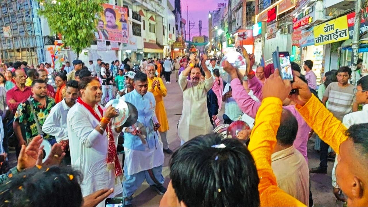 राजनांदगांव में धूमधाम से निकली बाबा महाकाल की पालकी यात्रा, हर-हर महादेव के जयघोष से शिवमय हुआ नगर