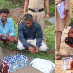 अवैध शराब बिक्री और परिवहन पर पुलिस की गाज, 3 आरोपी गिरफ्तार