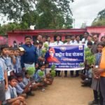 एनएसएस स्थापना दिवस पर विद्यार्थियों ने किया वृक्षारोपण