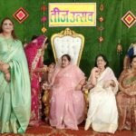 तीज गीतों पर थिरके कदम : सोलह श्रृंगार में सजीं महिलाएं, राजपूती संस्कृति के रंग में रंगा तीज महोत्सव