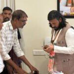 कौशल विकास मंत्री गुरु खुशवंत साहेब से डॉ. हेमशंकर जेठमल साहू ने की सौजन्य भेंट