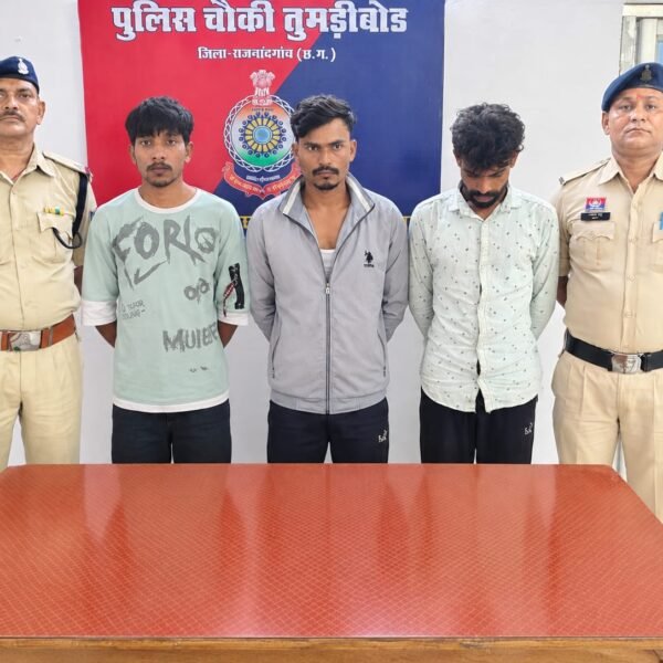 चोरी के 2 मामलों का खुलासा : 4 आरोपी गिरफ्तार, आरोपियों के कब्जे से 60 हजार नगद, घड़ियां व चोरी का सामान बरामद