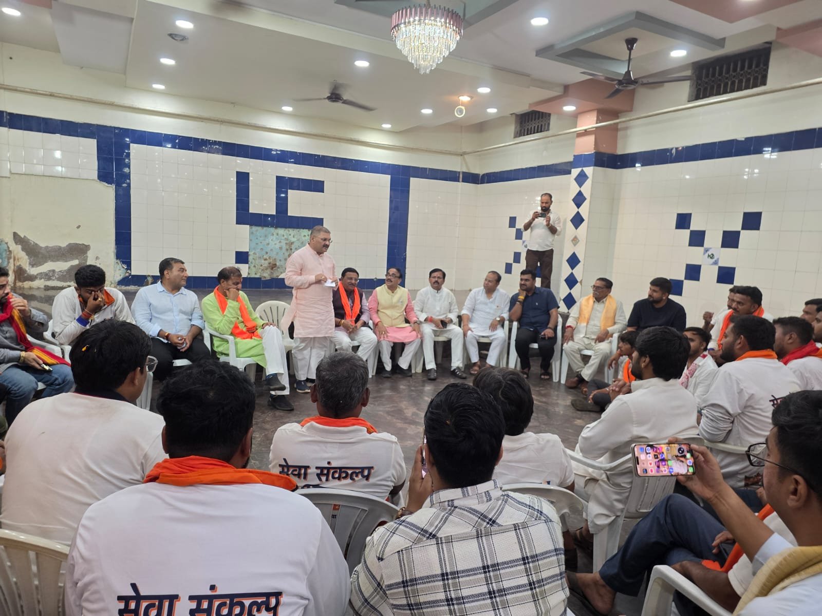 संस्कार, साहित्य और खेल की पावन धरा पर जल-जन सेवा संकल्प यात्रा का भव्य स्वागत