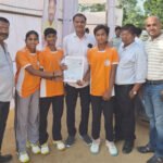 महापौर एवं आयुक्त ने किया राज्य स्तरीय शालेय क्रीड़ा प्रतियोगिता के पदक विजेताओं का सम्मान