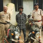 आदतन मोटरसाइकिल चोर गिरफ्तार, कब्जे से दो दोपहिया वाहन जब्त